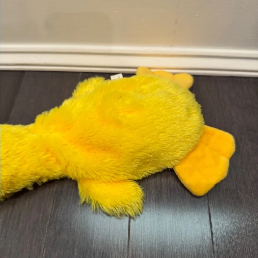 NWOT Yellow Plush Duck Platypus Dog CrinkleToy